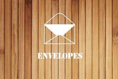 envelopes - wood